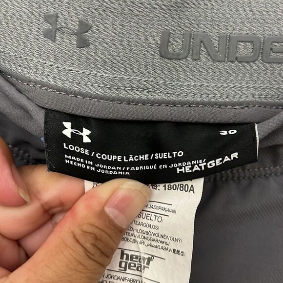 Under Armour Heatgear Men’s Golf Shorts, Size 30 Gray Match Play Performance - Picture 2 of 7